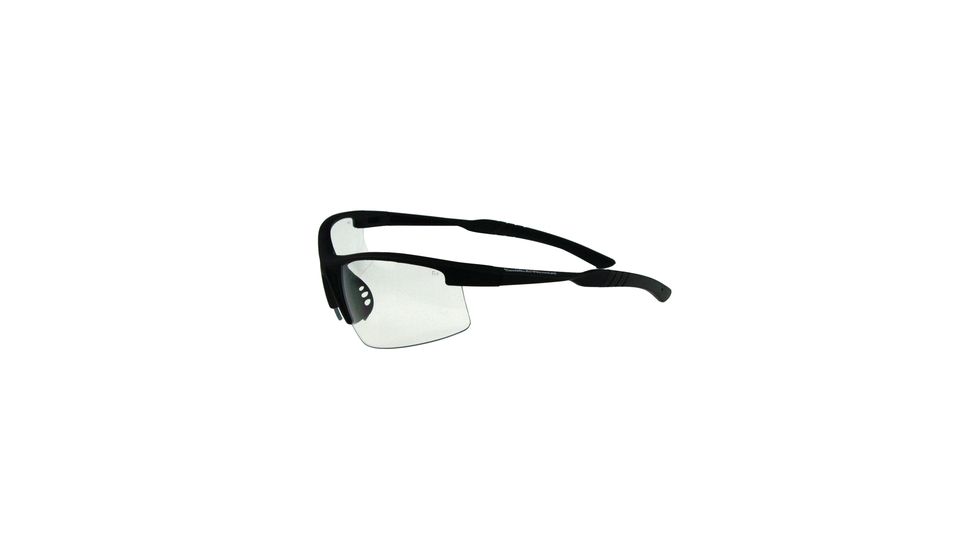 Radians S&amp;W SW104 Performance Eyewear Clear Lens Black Half-Frame