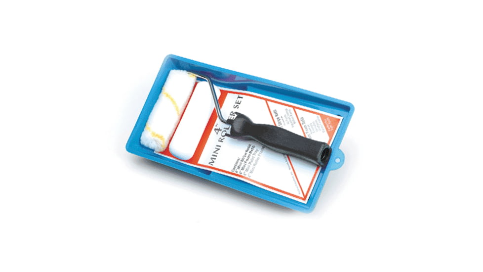 Redtree Industries Mini Paint Roller Set 4, 4in, 36054