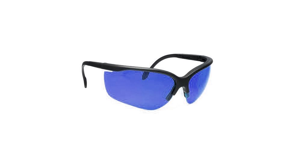 Remington T-72 Safety Glasses, Black Frame, Blue Lens - T72-BC