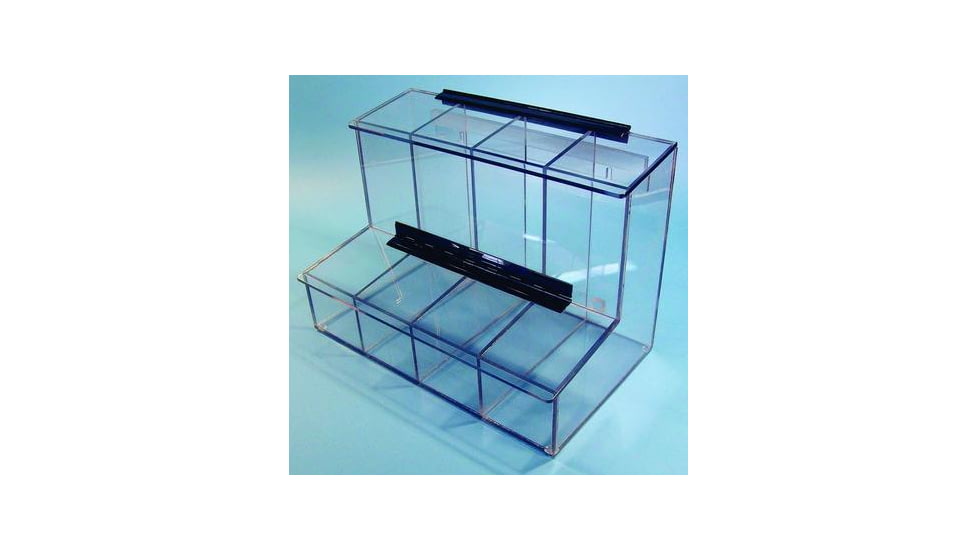 S-Curve Technologies Dispenser 2-compartment Petg FCD-02 PETG, Unit EA