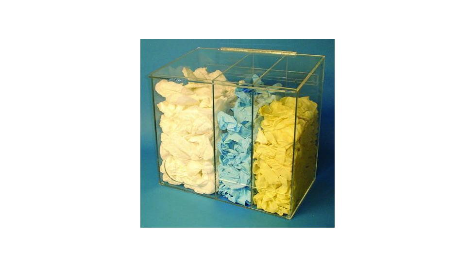 S-Curve Technologies Dispenser Large 3compart Petg MCD-3000PETG, Unit EA