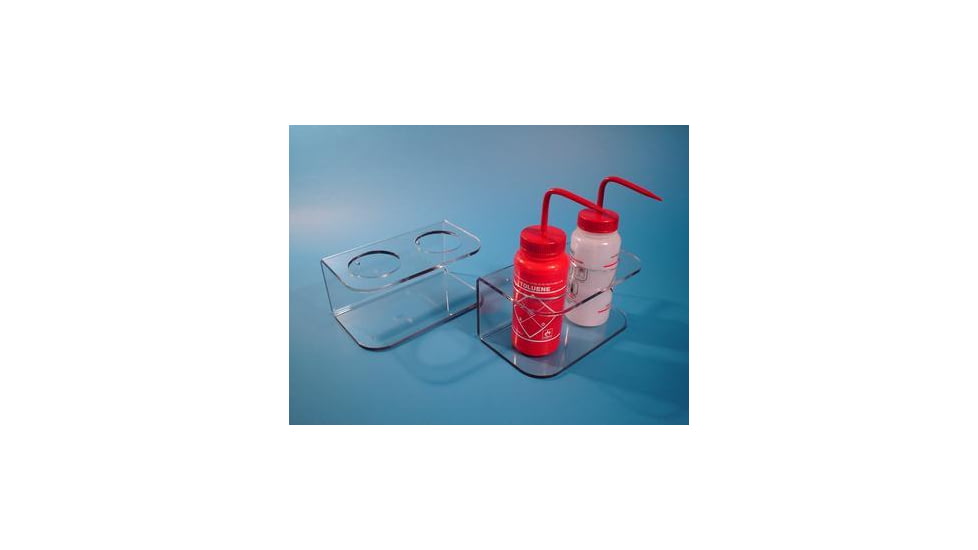 S-Curve Technologies Holder 2-bottle Wallmnt Petg BH-200 PETG, Unit EA