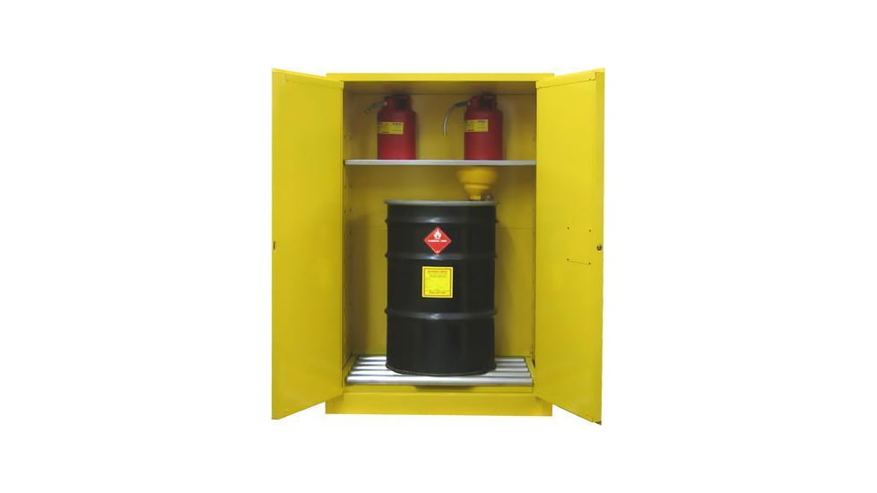 Securall Cabinets Vert Drum Cab 75 Gal MAN. Dr V175