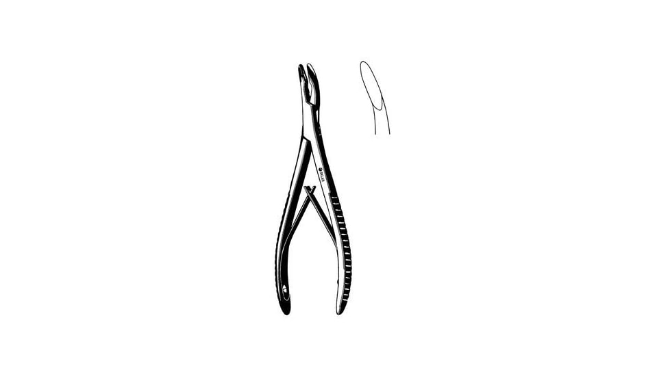 Sklar Bane Rongeur 7 Curved 3X16MM 67-5175