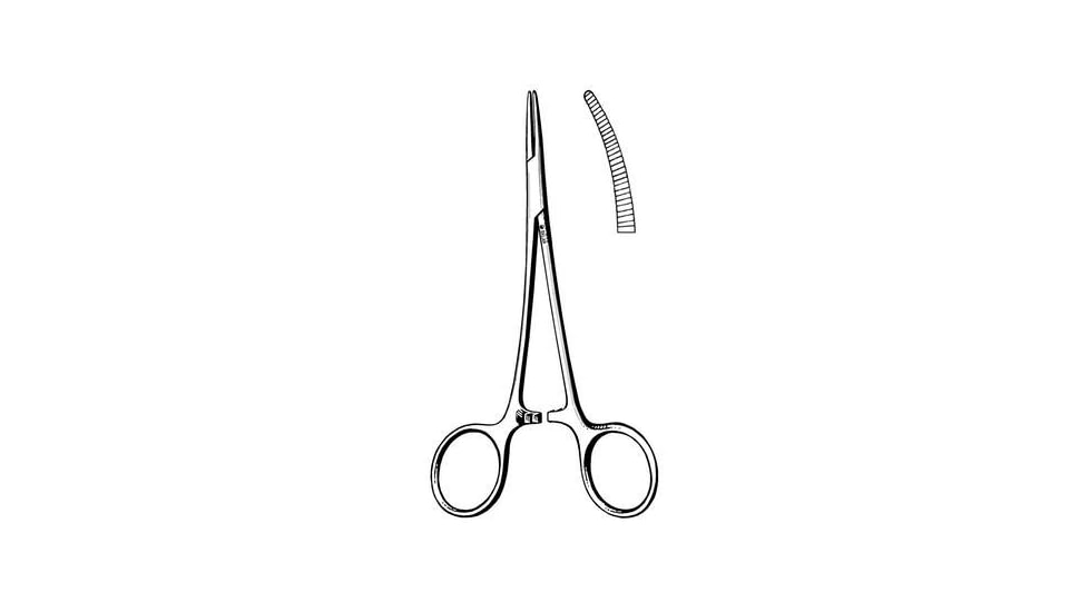 Sklar Forcep Strl Halsted 5 Cv CS25 96-2539