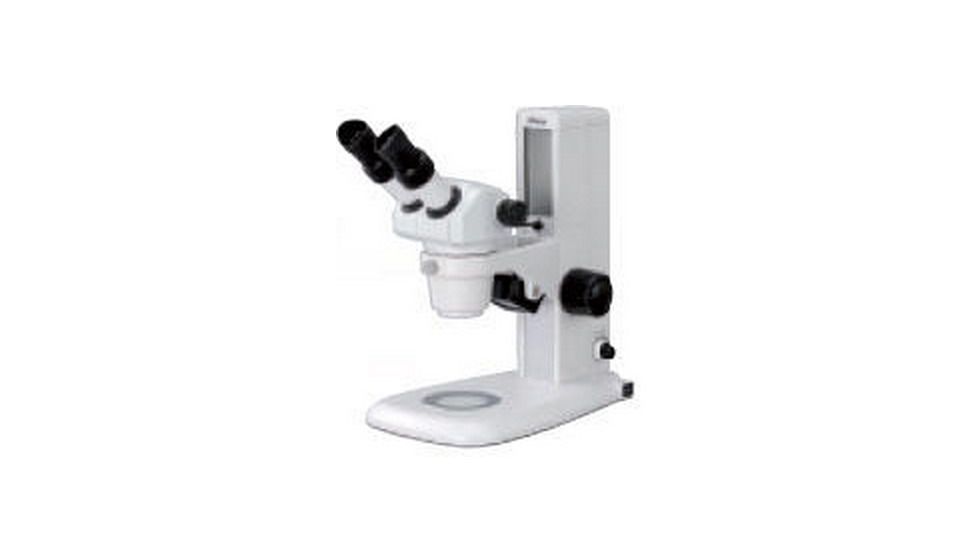 SMZ-445 Zoom Stereomicroscope w/ Power Cord, 10X Eyepiece and C-LED Epi/Dia Stand