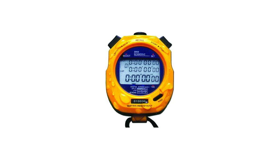Sper Scientific Stopwatch Wtr REST.100 Memory 810036
