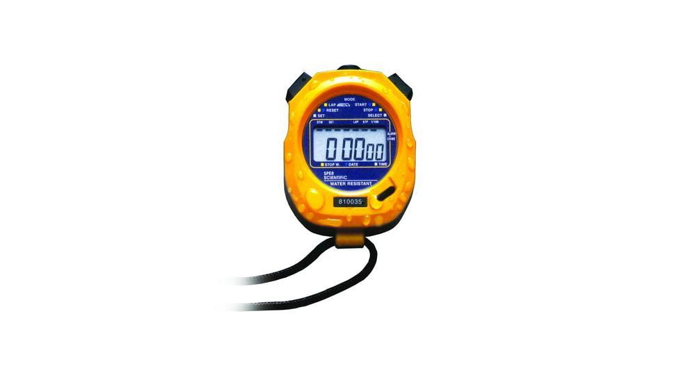Sper Scientific Stopwatch LRG.DISPLAY Wtr RES. 810035
