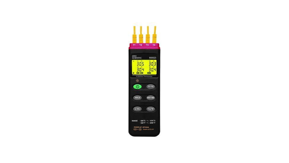 Sper Scientific Thermometer Certif 4 Channel 800023C, Unit EA