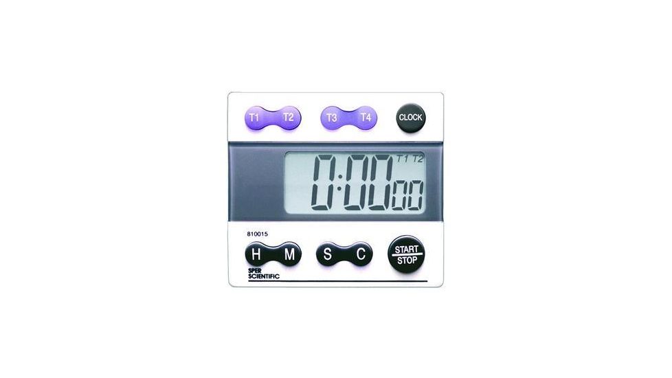Sper Scientific TIMER/INTERVAL Clock - 5CHN Ct 810015C