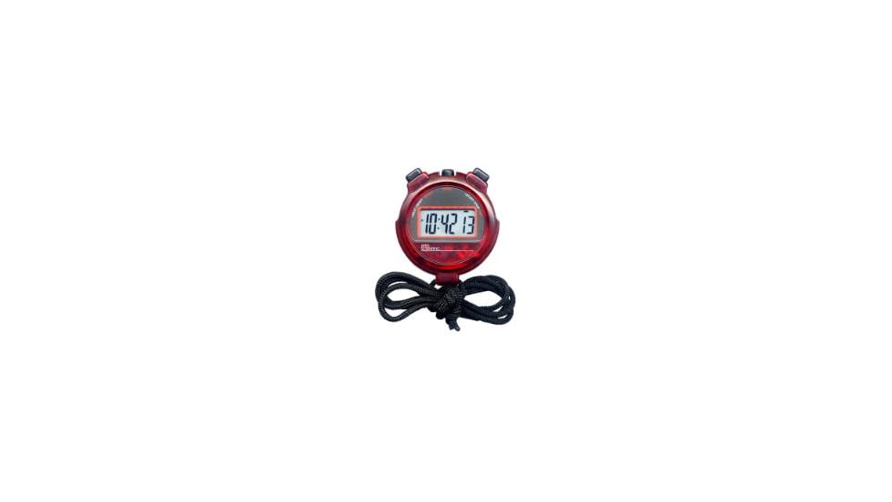 Sper Scientific Transparent Red Stopwatch 810013R, Unit EA