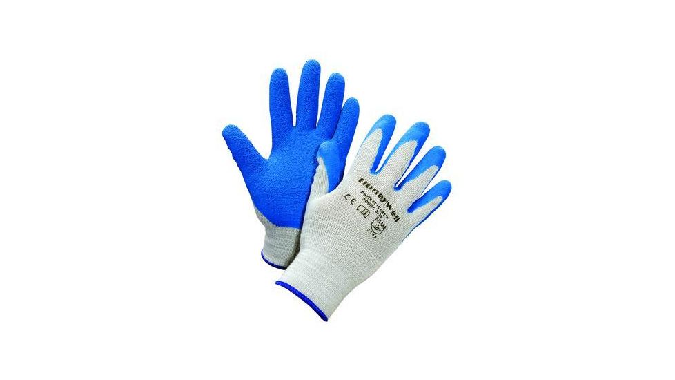 Sperian Glove Gry/blu Palm Dip Lg 300PC-L, Unit PR