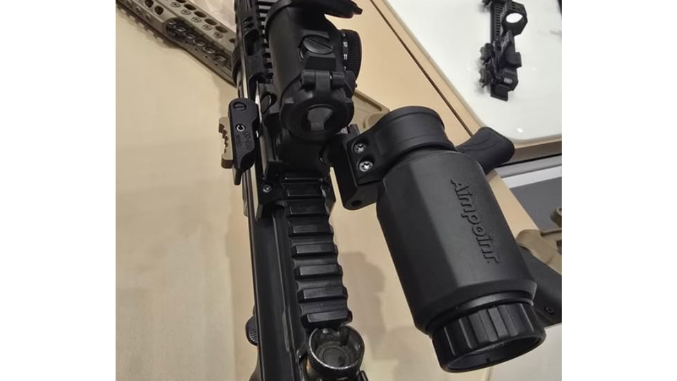 Spuhr Aimpoint T-2/Comp M5 Magnifier Mount QDP, 39mm, Black, QDF-20153K