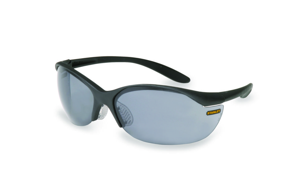 Stanley Rst 61005 Vapor Black Frame Gray Lens Sport Safety Glasses