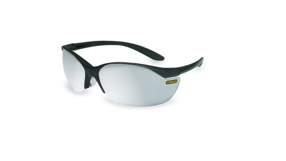 Stanley Rst 61006 Vapor Black Frame Mirror Lens Sport Safety Glasses