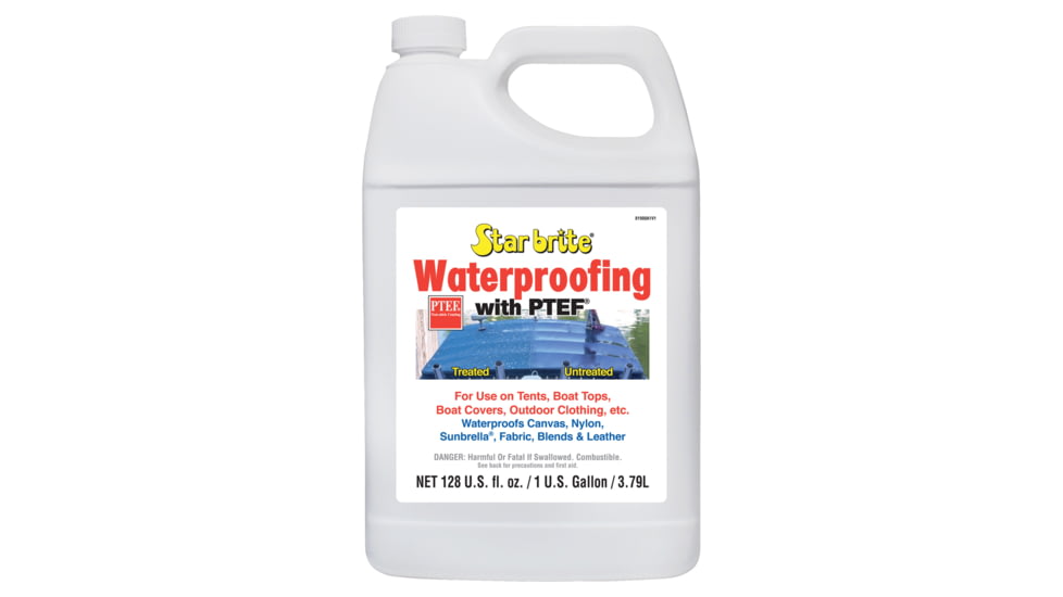 Star Brite Fabric Waterproofer With Stain Repellent And UV Protection, 1 Gallon, 081900N