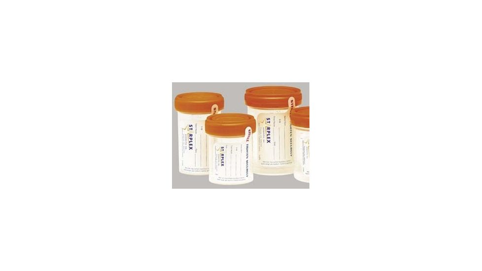 Starplex LeakBuster Specimen Containers, Starplex B9021YN 90 Ml (3 oz.) Containers
