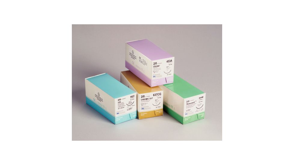 Stoelting Sutures Silk Braided 2-0 18 50490, Unit PK