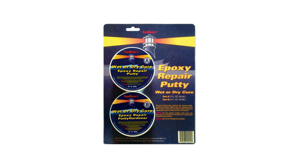 Sudbury Epoxy Repair Putty Parts A &amp; B, 6 Fl.oz, 621