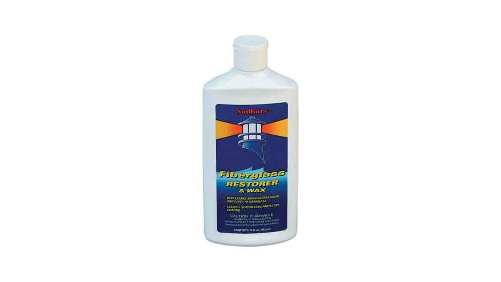 Sudbury Fiberglass Restorer And Wax Liquid, 16oz, 413