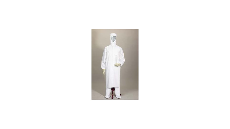 Superior Uniform Frock ZIPPER/SNAP Wh Poly 3XL 3454-3XL