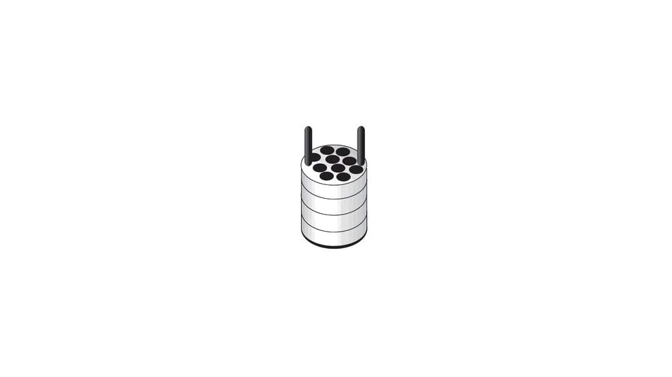 Thermo Fisher Scientific Heraeus Megafuge 1.0/1.0R All-Purpose Tabletop Centrifuges, Scientific Tube Adapters, Round Bucket 20300-329, 10 x 5/7 Ml Hemogard-Type Tubes, Gray, 75007579