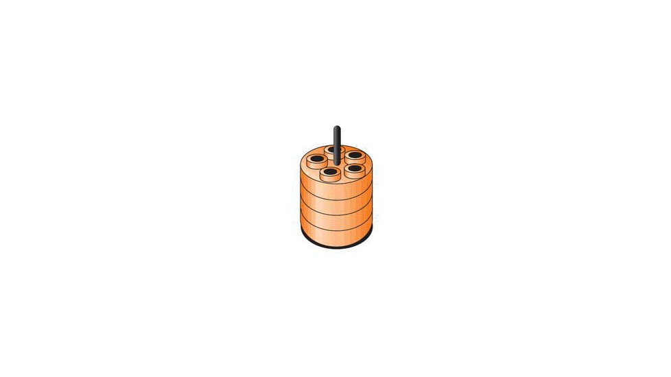 Thermo Fisher Scientific Heraeus Megafuge 1.0/1.0R All-Purpose Tabletop Centrifuges, Scientific Tube Adapters, Round Bucket 20300-329, 5 x 12/15 Ml Urine Tubes, Orange-Red, 75007581