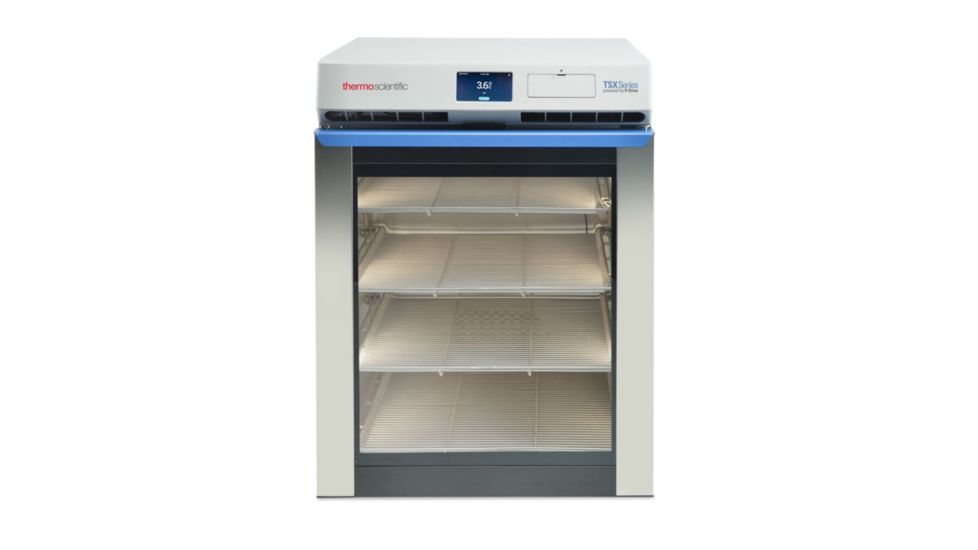 Thermo Scientific TSX Series High Perfomance Undercounter Lab Refrigerators, 5.5 cu.ft, Automatic, 3C to 7C, 3 Shelves, Glass Door, NEMA 6-15P 75993-416-EA