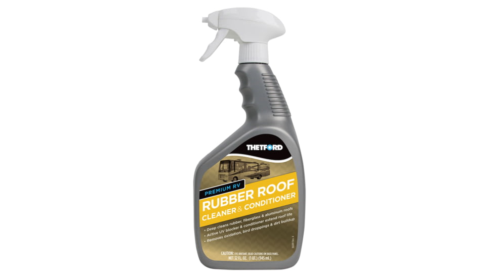 Thetford Premium RV Rubber Roof Cleaner And Conditioner, 32oz, 32512