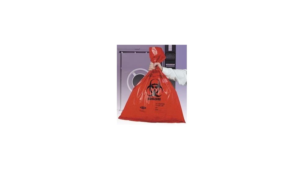 Tufpak Autoclavable Biohazard Bags, Double Thick 14220-084