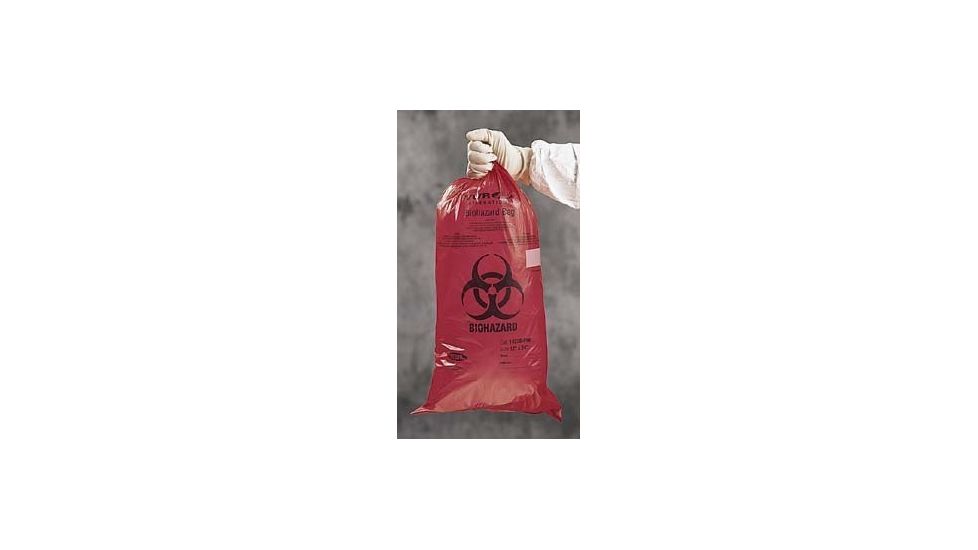 Tufpak Autoclavable Polypropylene Biohazard Bags, 2 mil 14220-096 Printed Bags