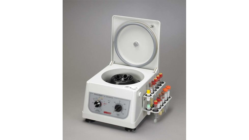 Unico Powerspin Lx Centrifuge 8 Place W 18 Place Tube Holdster Rack C858h