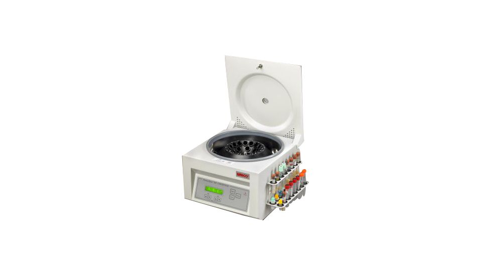 UNICO PowerSpin MX Centrifuge Model C8624, 24 Places, 115V, w/ 24 Place Tube Holder Rack