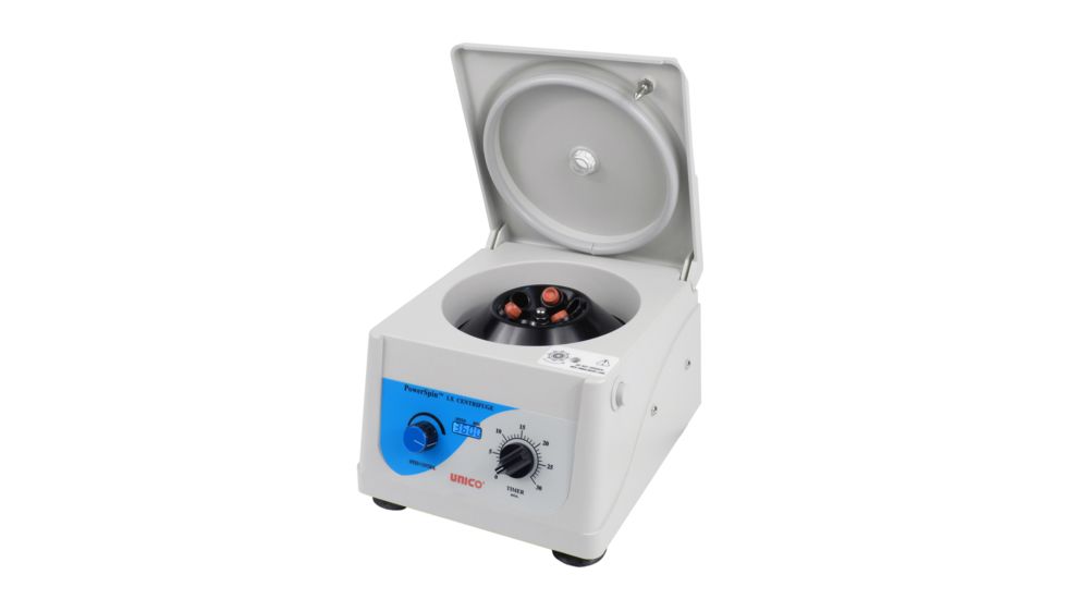 UNICO Powerspin Centrifuge, 6 x 10ml Digital Speed 300-4000 RPM, 110V, 6 Place 10ml tubes, C856D