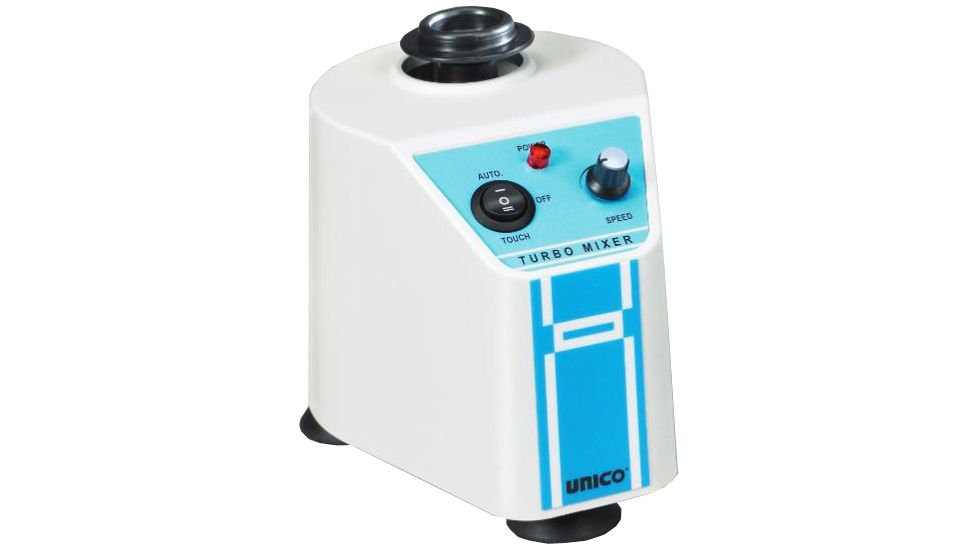 UNICO Vortex Mixer For Single Tube Mixing, 3-position Switch For Constant Or &quot;touch-on&quot; With Variable Speed, 120V L-VM1000