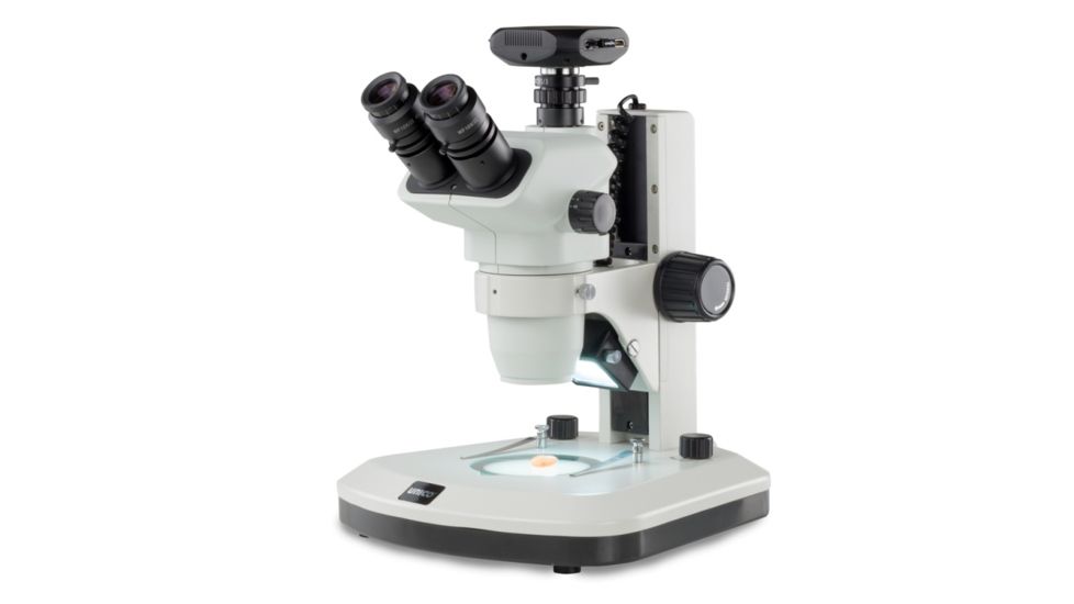 UNICO ZM190 Series Zoom Stereo Microscope, w/Focusing Stand, Trinocular ZM194T