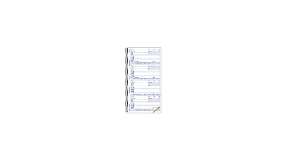 United Stationers Book Phone Msg 2pt We RED50079, Unit EA