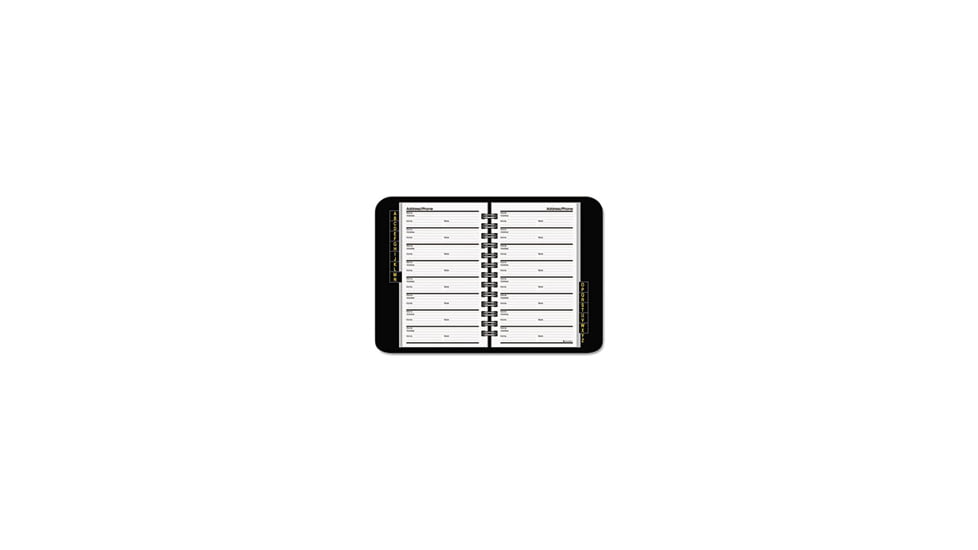 United Stationers Book Tel/add 4-7/8x8 Bk AAG8001105, Unit EA