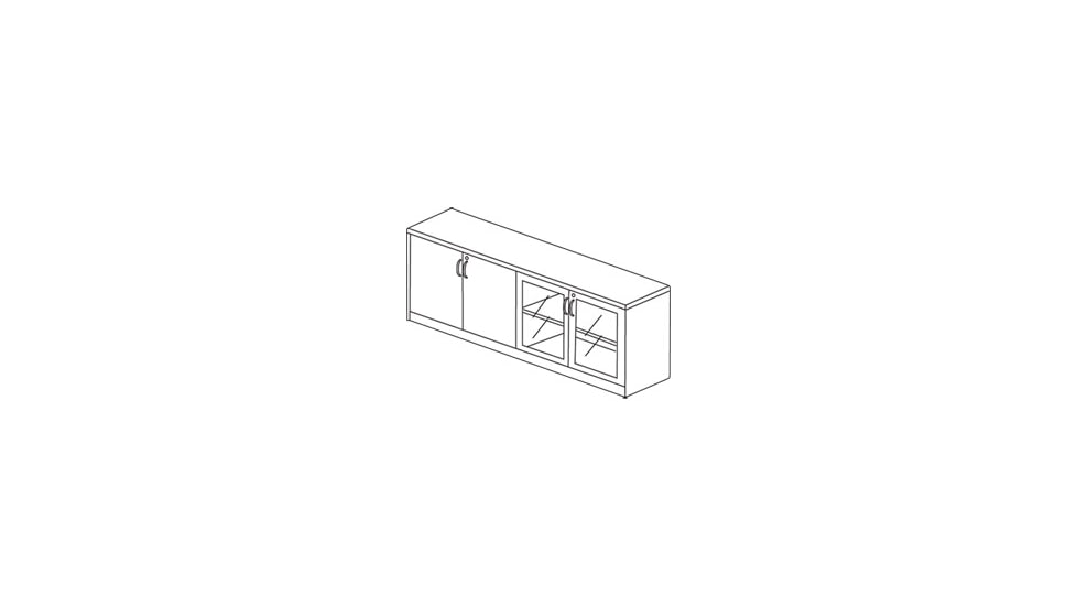 United Stationers Cabinet Lo 72x19x29.5 My MLNVLCCMAH, Unit EA