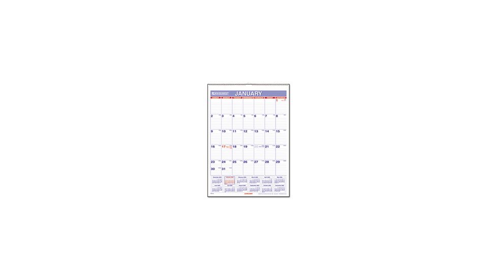 United Stationers Calendar Wall Mly 12x17 AAGPM228, Unit EA