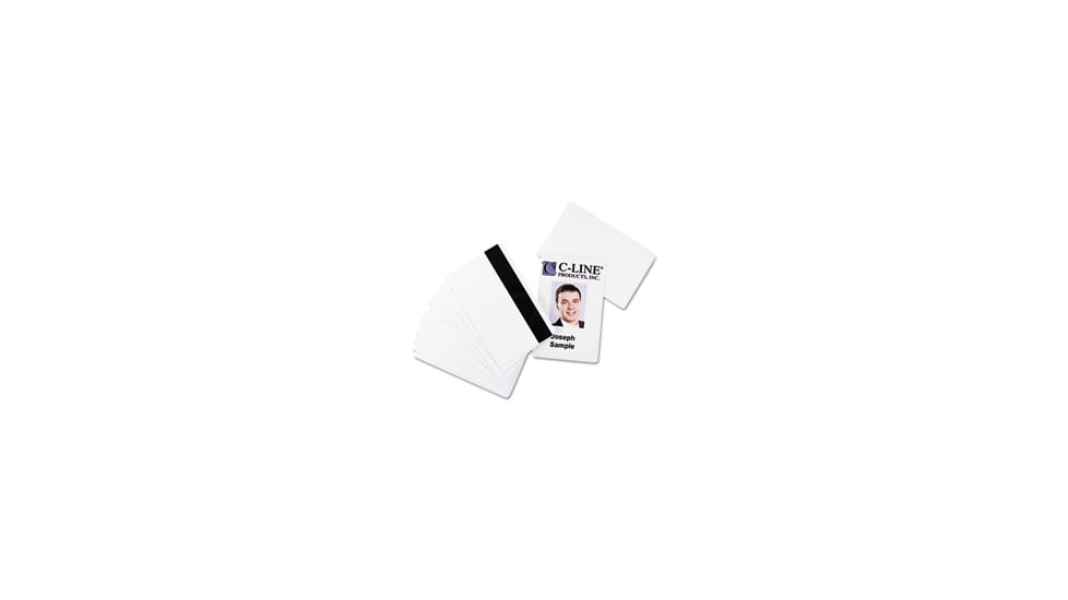 United Stationers Card Pvc Vdo Grd 100 Wht Pk100 CLI89007, Unit PK
