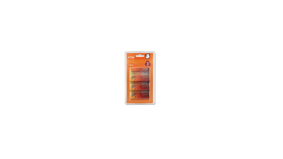United Stationers Cassette Dvm Dvc 60min 3 Pk3 TDK38647, Unit PK