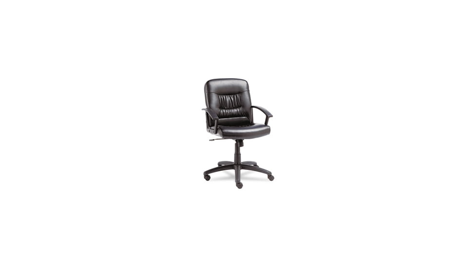 United Stationers Chair Leather Midback Bk ALEYK42LS10B, Unit EA
