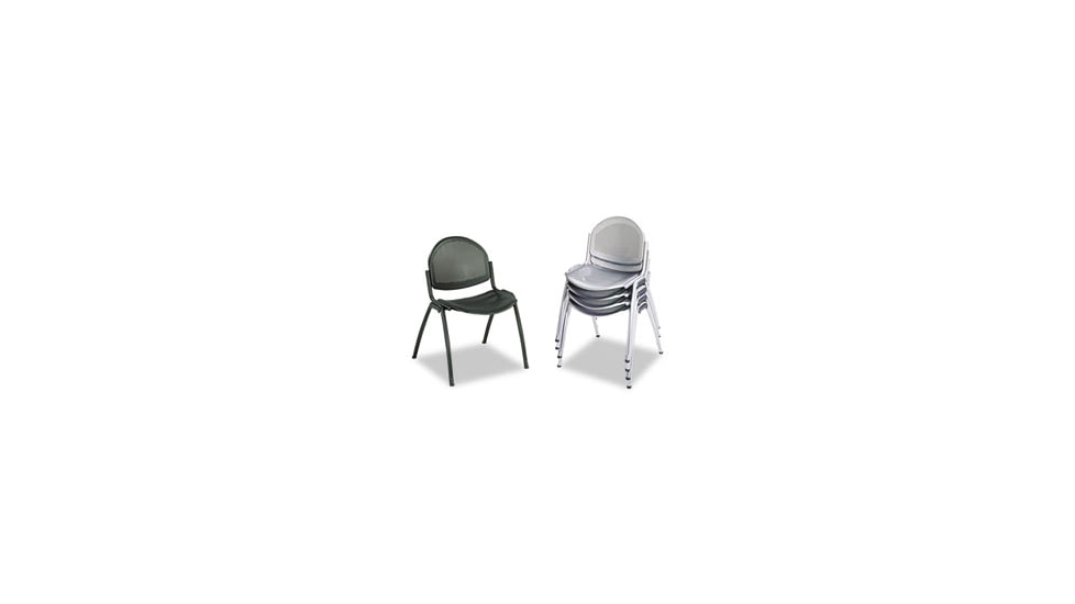 United Stationers Chair Stack Perfrated Bk Ct2 SAF4186BL, Unit CT