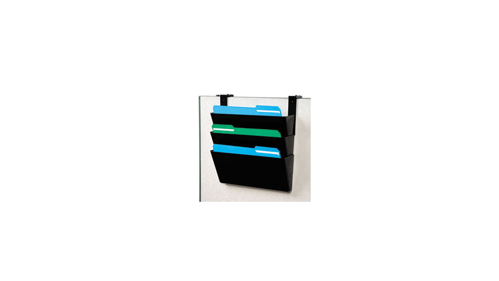 United Stationers File Wall Ltr 3/pk Bk DEF73504, Unit EA