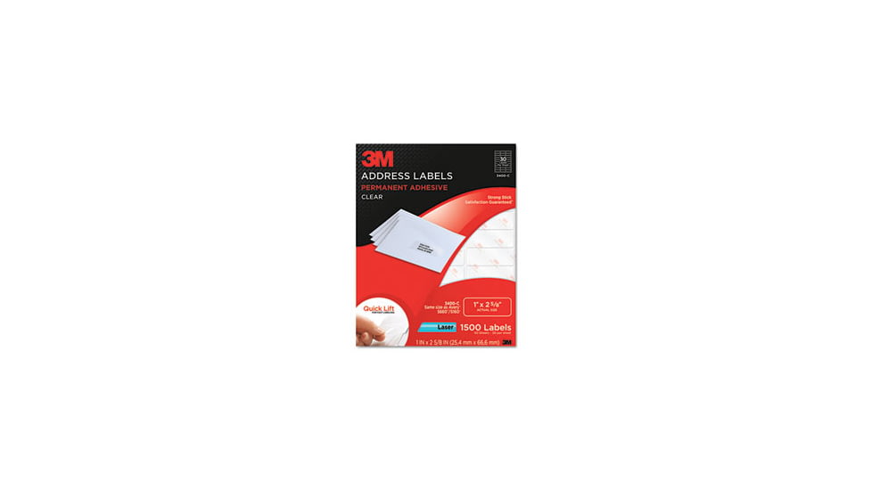 United Stationers Label 11/3x4 Addr 350 Clr MMM3500C, Unit PK