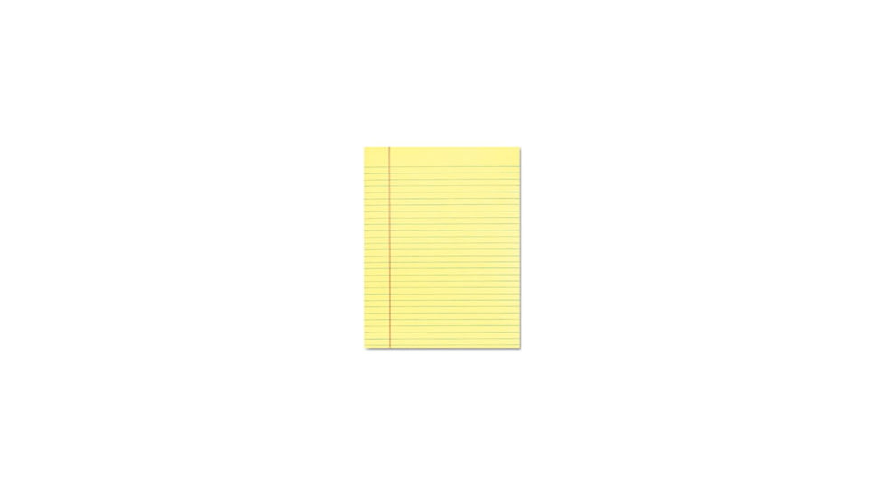 United Stationers Pad Lglrule 50sh8.5x11 Ca Pk12 TOP7522, Unit PK
