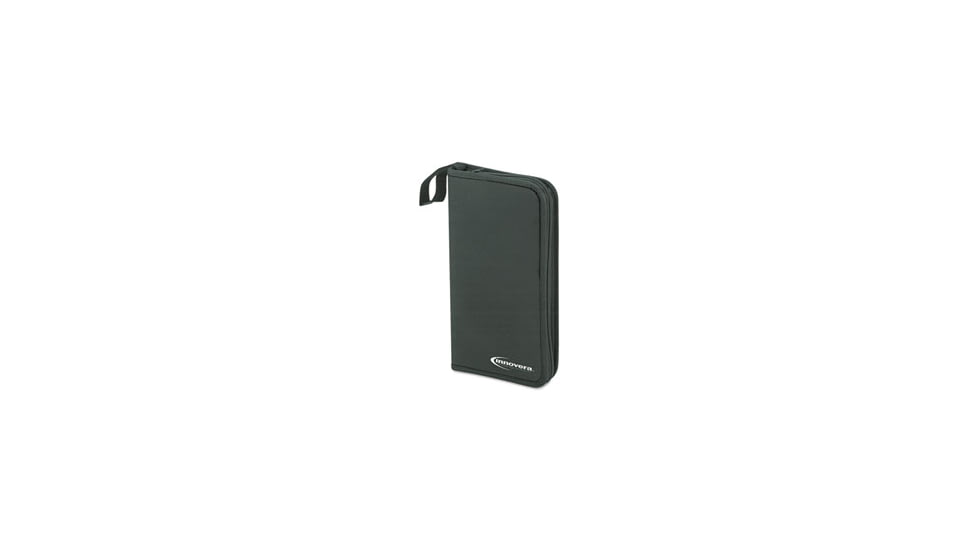 United Stationers Wallet 48cd/dvd Nyln Bk IVR73048, Unit EA