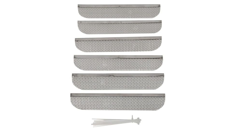 Valterra Bug Screen For RV Refrigerator Vent Fits Dometic With 8 1/8in Louver Opening, Pack of 6, A10-1313VP