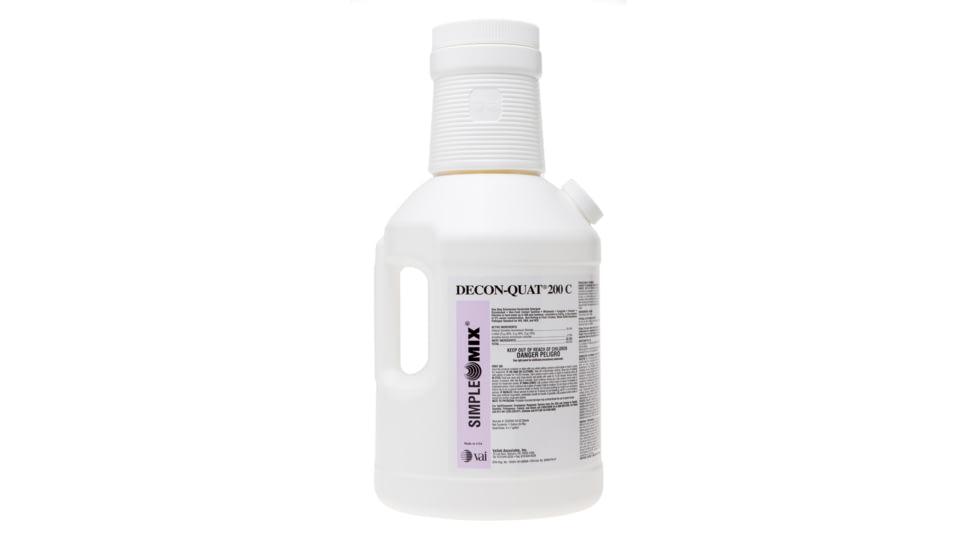Veltek DECON-QUAT 200C Non-Sterile Sanitizer Gel, Mix 1gal Cs4 DQ200C-05-2Z, Unit CS, 89207-024-CS